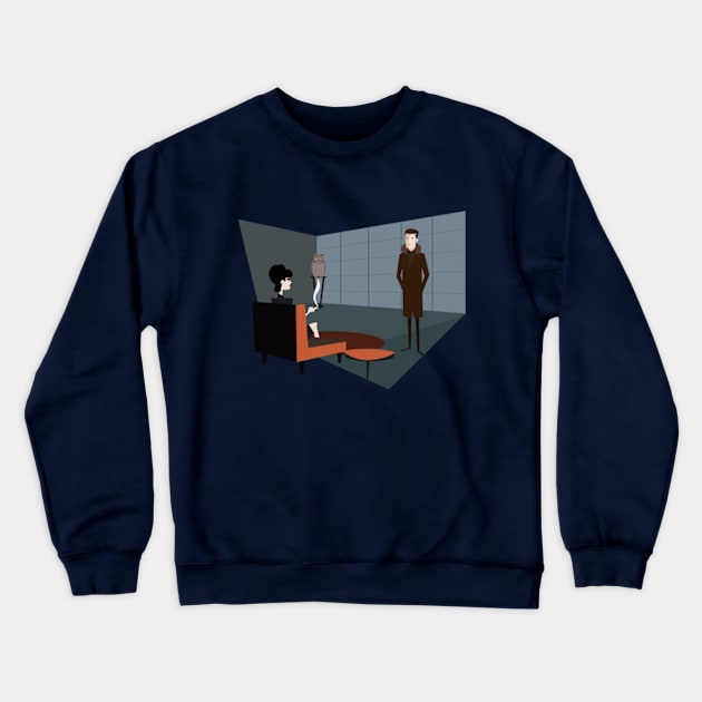 Do Androids Dream? Crewneck Sweatshirt by Plan8